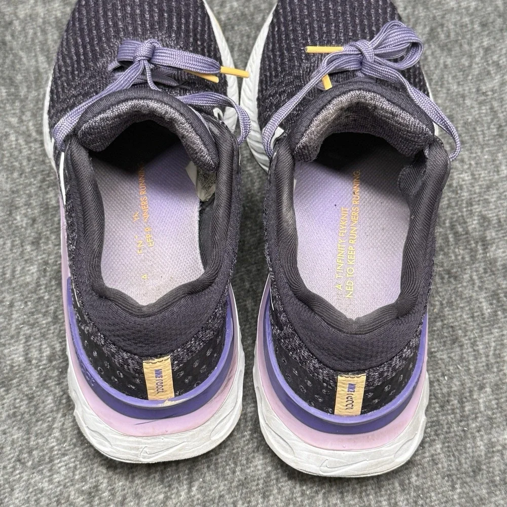 Nike React Infinity Run Flyknit Color Cave Purple Women's 10 DD3024-502